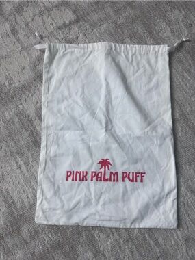 Pink Palm Puff dustbag new